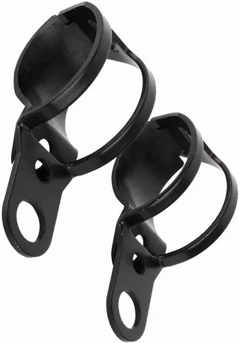 Vista 5 de Terisass Soporte de señal de giro universal de 3.1 x 1.2 in, kit de abrazadera de horquilla de metal