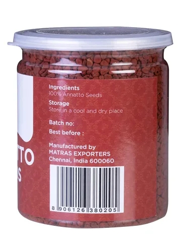 Vista 3 de Yogi's Gift® Semillas de Annatto 12 oz Bixa Orellana Achiote Seeds