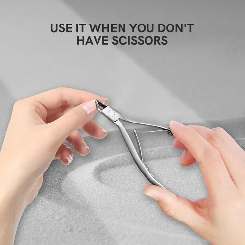 Vista 7 de Cortaúñas encarnadas, cuchillas rectas para cortaúñas de pies, acero inoxidable Wide Jaw Sharp Pointed Tip, Toenail Clippers, for Thick Nails