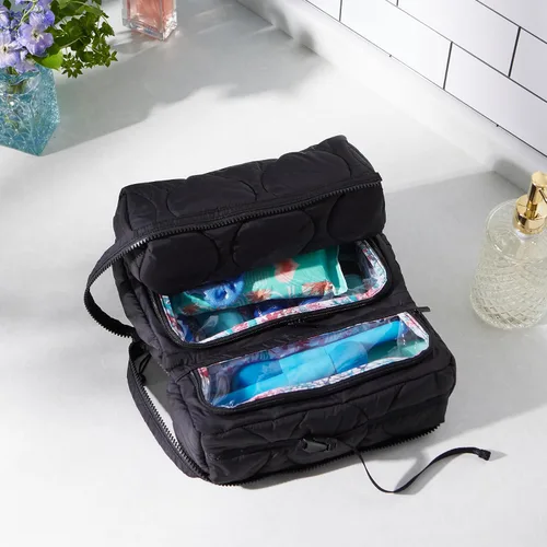 Vista 5 de Vera Bradley Organizador colgante de peso pluma para mujer, accesorio de viaje