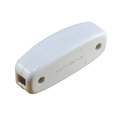 Vista 4 de Interruptor de cable en línea de encendido/apagado con indicador LED rojo, blanco