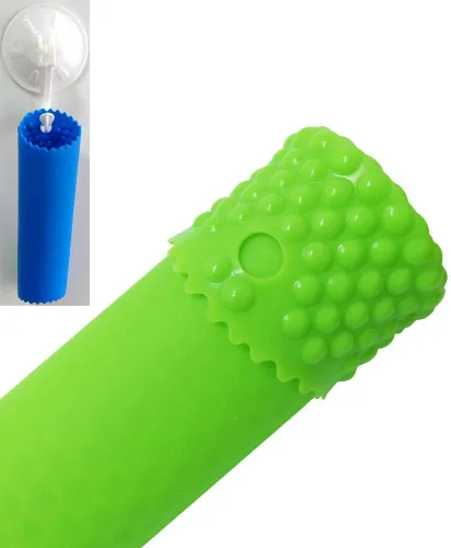 Vista 6 de Sinnsally Pelador de Ajo Removedor de Piel Rodillo Guardador, Fácil y Rápido para Pelar Dientes de Ajo con Tubo Rodillo de Silicona Herramienta de 3