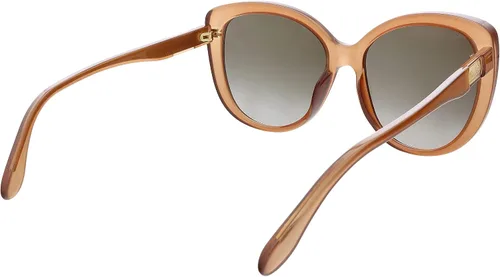 Vista 5 de Gucci GG 0789S 002 - Lentes de sol de plástico marrón con diseño de ojo de gato