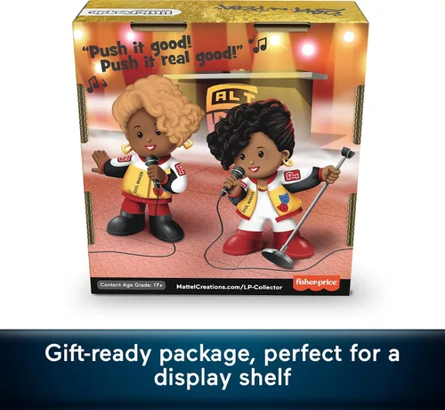 Vista 6 de Little People Collector Salt-N-Pepa - Juego de edición especial para adultos y fanáticos del hip hop, figuras de Cheryl James y Sandra Denton