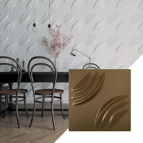 Vista 9 de Ekena Millwork WP20X20ARWH 19 5/8 pulgadas de ancho x 19 5/8 pulgadas de alto, artesano EnduraWall Decorativo 3D Panel de pared cubre 2.67 pies
