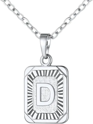 Vista 16 de U7 Initial Necklaces for Women a. Oro