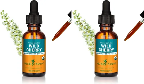Vista 10 de Herb Pharm Extracto líquido orgánico certificado de corteza de cereza silvestre para apoyo respiratorio - 1 onza