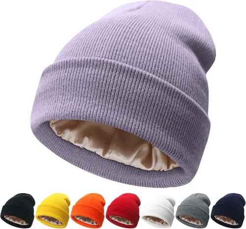 Vista 16 de NPQQUAN Unisex Beanie Hats for Men Women Winter Knit Beanies