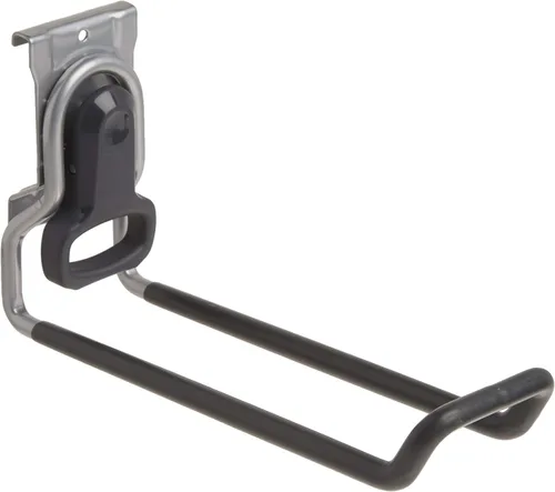 Vista 12 de Rubbermaid FastTrack - Organizador de garaje multiusos, capacidad de 50 libras, sistema de almacenamiento montado en la pared de níquel satinado