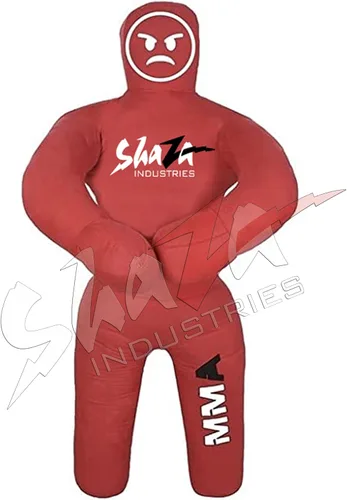 Vista 6 de Shaza Grappling - Maniquí de lucha para niños para fitness y entrenamiento, postura, golpe y lanzamiento de 39.4 in. Maniquí de boxeo para MMA