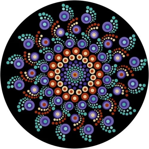 Vista 3 de Jazmin Dot Mandala PopSockets PopGrip intercambiable