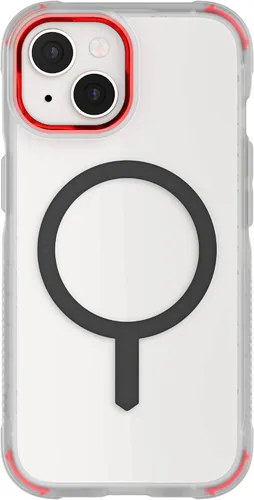 Vista 89 de Ghostek Covert Clear - Funda transparente para iPhone 15 Plus, silicona a prueba de golpes, compatible con accesorios Apple MagSafe, funda Negro