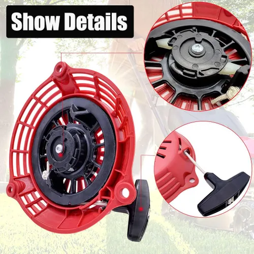 Vista 4 de GCV160 Arrancador de retroceso de arranque compatible con Honda GCV135 GCV160 EN2000 HRU19 GC135 GC160 Motor Cortacésped Lavadora a presión Piezas
