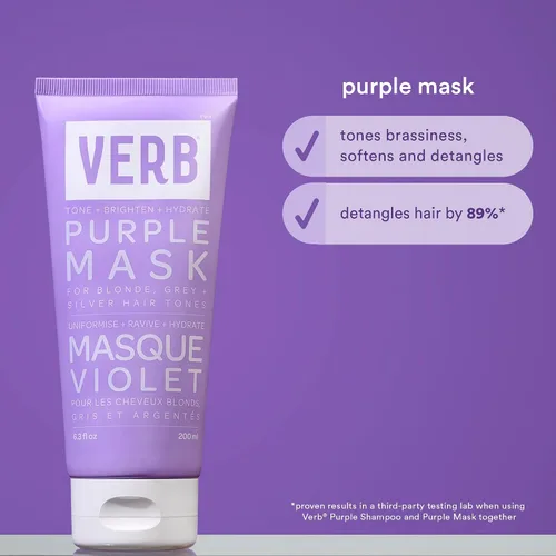 Vista 2 de Verb Mascarilla para el cabello morada