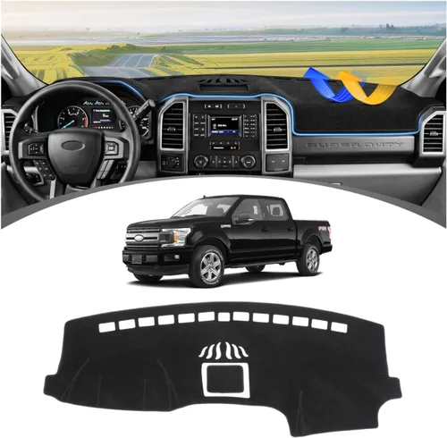 Vista 48 de FIILINES Cubierta para tablero Compatible con Mazda 3 2010-2013 Accesorios Tapete para tablero para Mazda 3 Accesorios Tapete para salpicadero