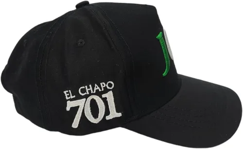 Vista 3 de JGL Gorras del Chapo Adjustable 6 Panel JGL Hats Black Blue White El Chapo Hats for Men