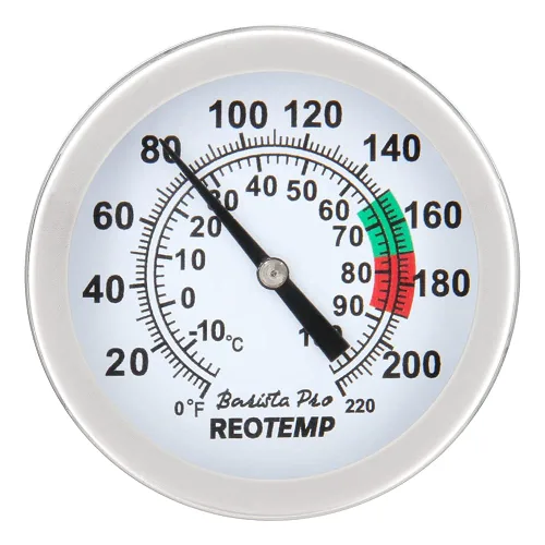 Vista 4 de Reotemp K83C1 Barista Pro Termómetro de café con espuma de leche (vástago de 5 pulgadas)