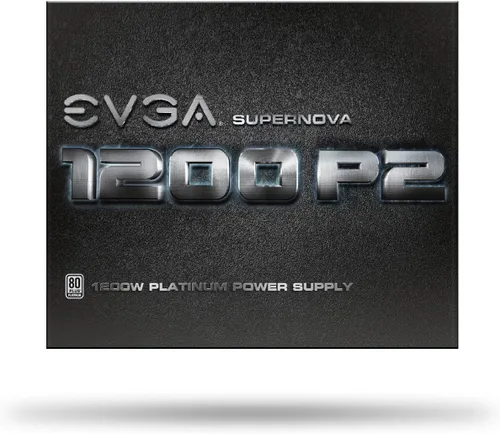 Vista 8 de EVGA Supernova 1200 P2 80+ Platinum, 1200W Modo ECO Totalmente Modular NVIDIA SLI y Crossfire Ready, 10 años de garantía, Fuente de alimentación