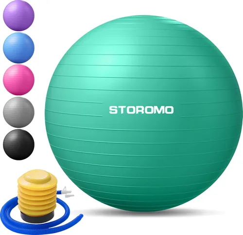 Vista 9 de Pelota de ejercicio de embarazo antiestallido, pelota de estabilidad de alta capacidad de peso para yoga, pilates y apoyo laboral, pelota de fitness