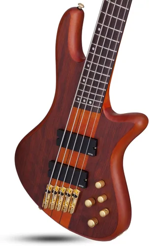 Vista 4 de Schecter Stiletto Studio-5 FF - Miel Satén