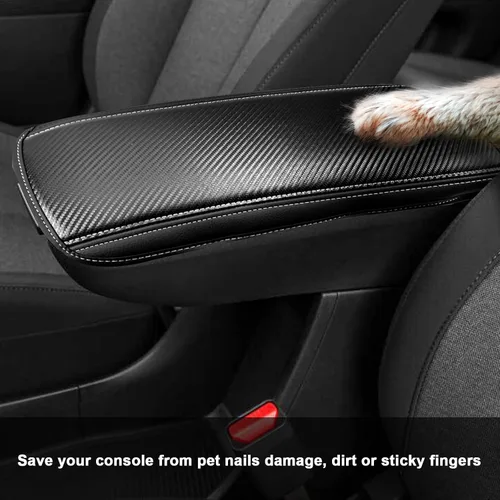 Vista 4 de SXCY Funda para reposabrazos Ioniq 5 2022-2025 2026 para Hyundai Ioniq 5 2023 2024 2025 2026 Accesorios Cubierta de consola central para 2025 2026