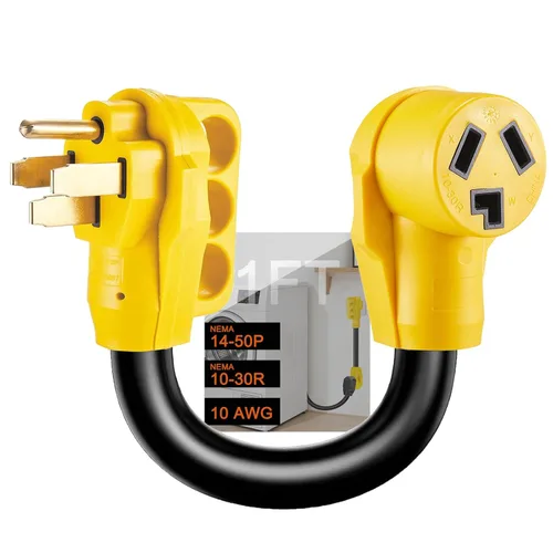 Vista 9 de 5-15P a 14-50R Adaptador de cargador EV, 12A Max, disyuntor