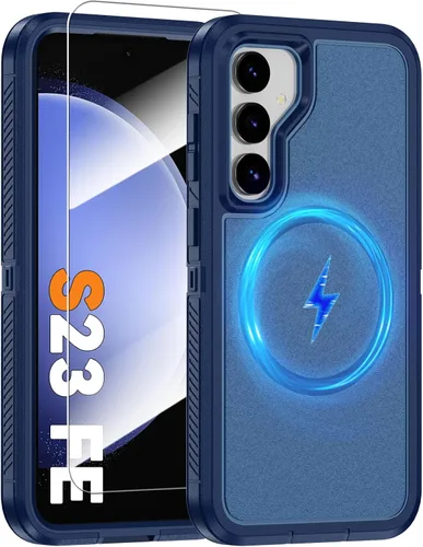 Vista 37 de Funda magnética para Samsung Galaxy S24+ Plus compatible con carga Magsafe [protector de pantalla de vidrio]
