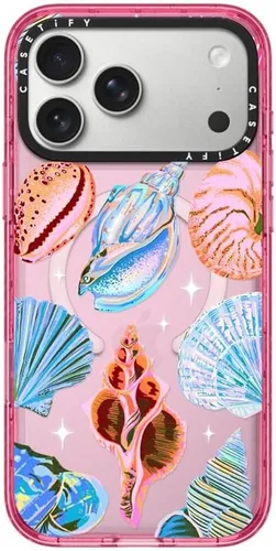 Vista 62 de CASETiFY Impact iPhone Air Case [Delgada/Compatible con Magsafe / 8.2 ft. Protección contra Caídas de Grado Militar 4X] - Lazos - Rosa Arcos