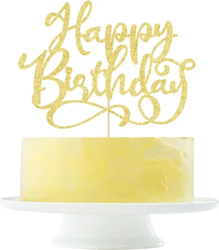 Vista 24 de Decoración para pastel de cumpleaños número 13 con destellos negros y dorados para tartas de 13 años, decoración para pastel de 13 años, decoración