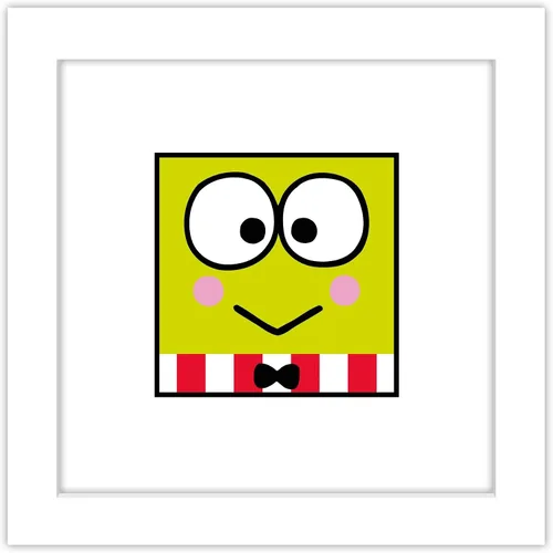 Vista 11 de Trends International Gallery Pops Sanrio Keroppi - Póster de pared de Keroppi Happy Face de 12.00 x 12.00 pulgadas, versión de marco negro