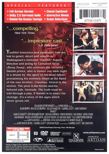 Vista 2 de Hamlet DVD