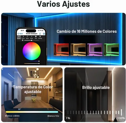 Vista 4 de GLEDOPTO Elite 5P EXMU WLED PWM 5 in 1 LED Strip Controller