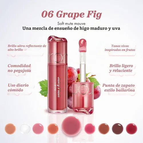 Vista 3 de rom&nd JUICY FLASH LABIO ACEITE 06 GRAPE FIG GRAPE HIG