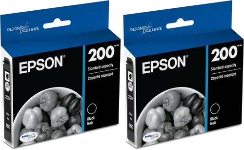 Vista 11 de EPSON 200 DURABrite Ultra Ink cartucho negro de capacidad estándar (T200120-S) funciona con WorkForce WF-2520, WF-2530, WF-2540, Expression XP-200