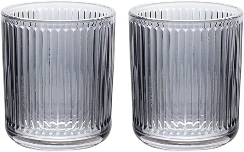 Vista 6 de Gaolinci 2 Piezas Vaso de Vidrio Tumbler, Portacepillos de Dientes, Tazas de Baño, 10 onzas