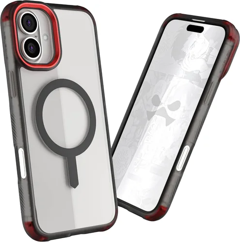 Vista 92 de Ghostek Covert Clear - Funda transparente para iPhone 15 Plus, silicona a prueba de golpes, compatible con accesorios Apple MagSafe, funda Negro