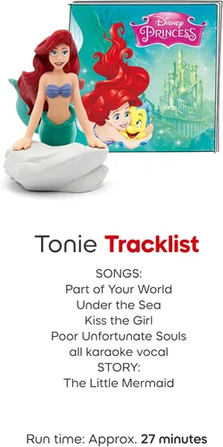 Vista 6 de Toniebox 2 Audio Player Disney Princess Bundle for Kids 3+ with Ariel, Moana, Merida, and Belle - Cloud Pink Nube rosada