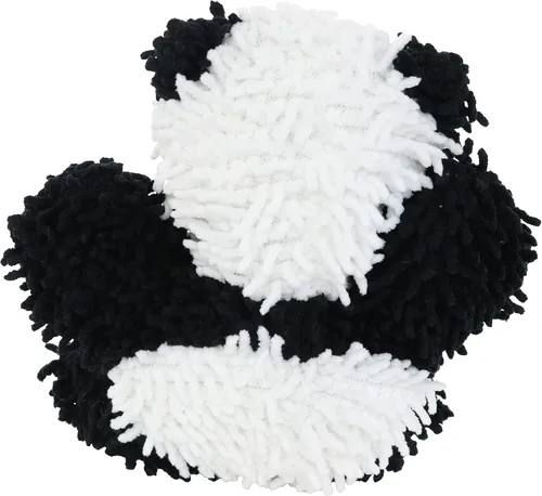 Vista 7 de MIGHTY® Paquete de 2 juguetes pequeños de microfibra para perros Panda Juguete de peluche ultra duradero con múltiples capas y costuras