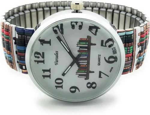 Vista 2 de VERSALES Señoras novedad elegante elástico banda elástica analógico cuarzo moda reloj Varsales