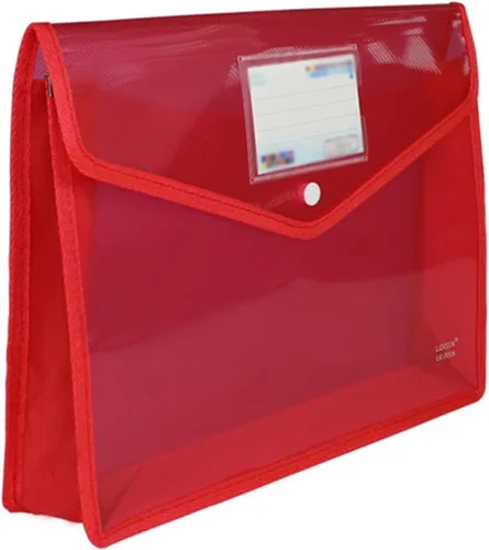 Vista 9 de Carpeta de archivos A4, bolsa transparente de creatividad tridimensional, resistente al agua, bolsa de información, bolsa de tela, bolsillo lateral