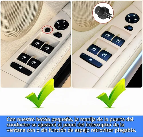 Vista 4 de Jaronx Para BMW Serie 3 E90 LCI/E91 LCI Manija de puerta lateral del Beige