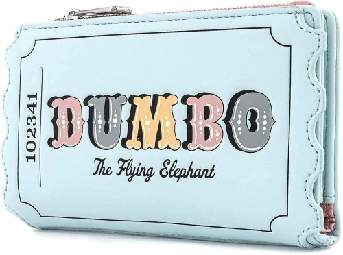 Vista 2 de Loungefly Disney Dumbo Circus Ticket Flap Wallet, Multi, Cartera