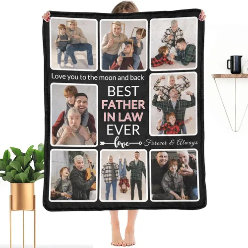 Vista 18 de Regalos para Tías Manta Personalizada con Foto, Haz una Manta Personalizada para Tías con Imagen Recuerdos Personalizados Souvenir Manta de Las
