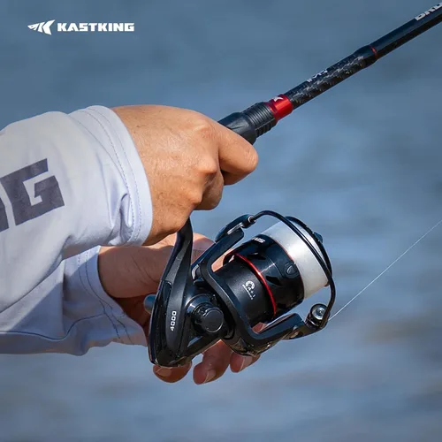 Vista 8 de KastKing Carretes de pesca giratorios Brutus, relación de engranaje 5.2:1