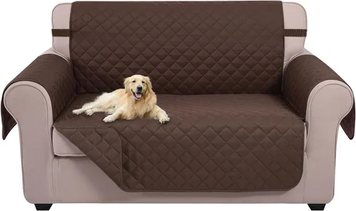 Vista 59 de U-NICE HOME Funda para sillón reclinable, reversible, con correas elásticas, resistente al agua, protege de perros y mascotas, sillón pequeño