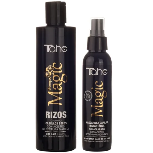 Vista 4 de Tahe Magic Pack - Champú para cabello seco 10.1 fl oz y mascarilla instantánea 4.2 fl oz - Para el cuidado del cabello seco