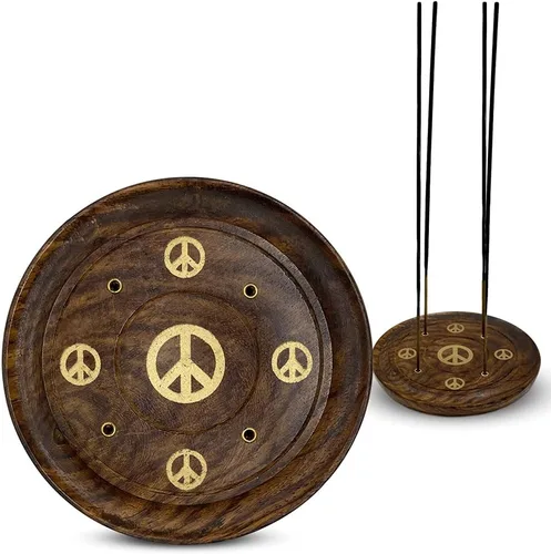 Vista 9 de Caja de almacenamiento para quemador de incienso Chakra para palos, conos, colector de cenizas Caja de incienso-7chakras