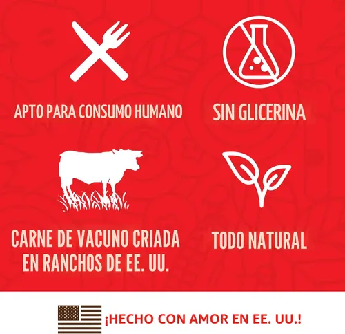 Vista 5 de Full Moon - Golosinas totalmente naturales de grado humano para perros, bocaditos sabrosos de ternera esenciales, 14 onzas