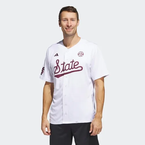 Vista 2 de adidas Bulldogs Retail Baseball Jersey Men's, White