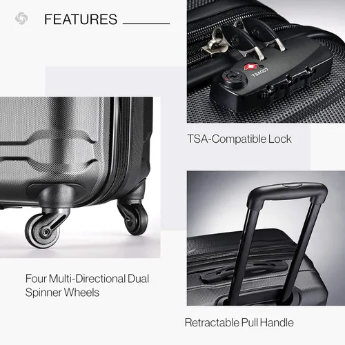 Vista 5 de Samsonite Omni PC - Maleta extensible rígida, Negro